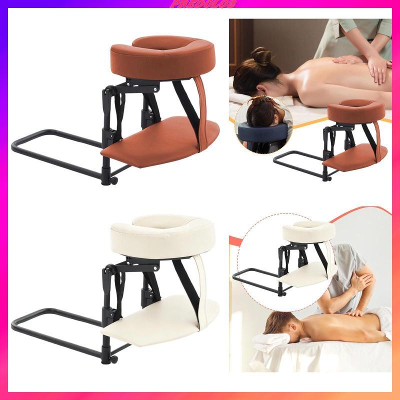 [Predolo2] บ้านที่นอนชุดนวดด้านบนหมอนส่วนที่เหลือใบหน้า Cradle รองรับปรับมุมได้และความสูงหนัง PU และ