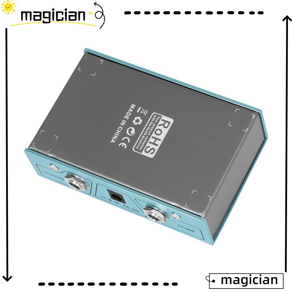 MAGICIAN EQ Pedal, LED Sliders อลูมิเนียม 10-Band Equalizer, ±12dB Gain/Attenuation Band Controller 