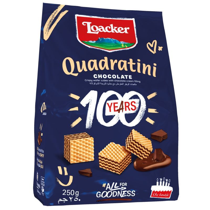 ล็อคเกอร์เวเฟอร์โกโก้ 250กรัม Loacker Wafer Cocoa 250g.