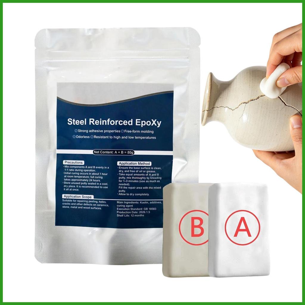 Epoxy Sculpt Clay Moldable Quick Dry Fast White Modeling Putty Epoxy Clay สําหรับ Home Workshop Job 