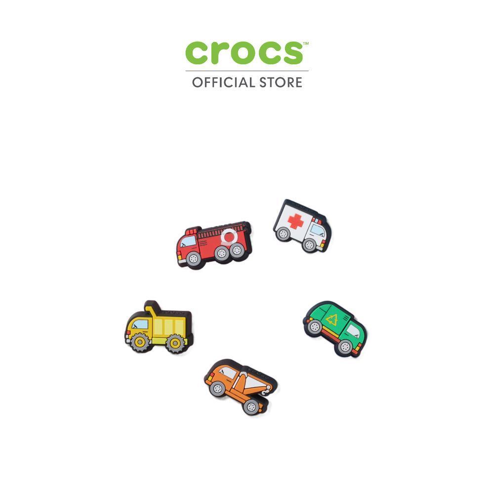 CROCS ตัวติดรองเท้า JIBBITZ™ TINY WORK TRUCKS 5 PACK รุ่น 10015577 - MULTICOLOR