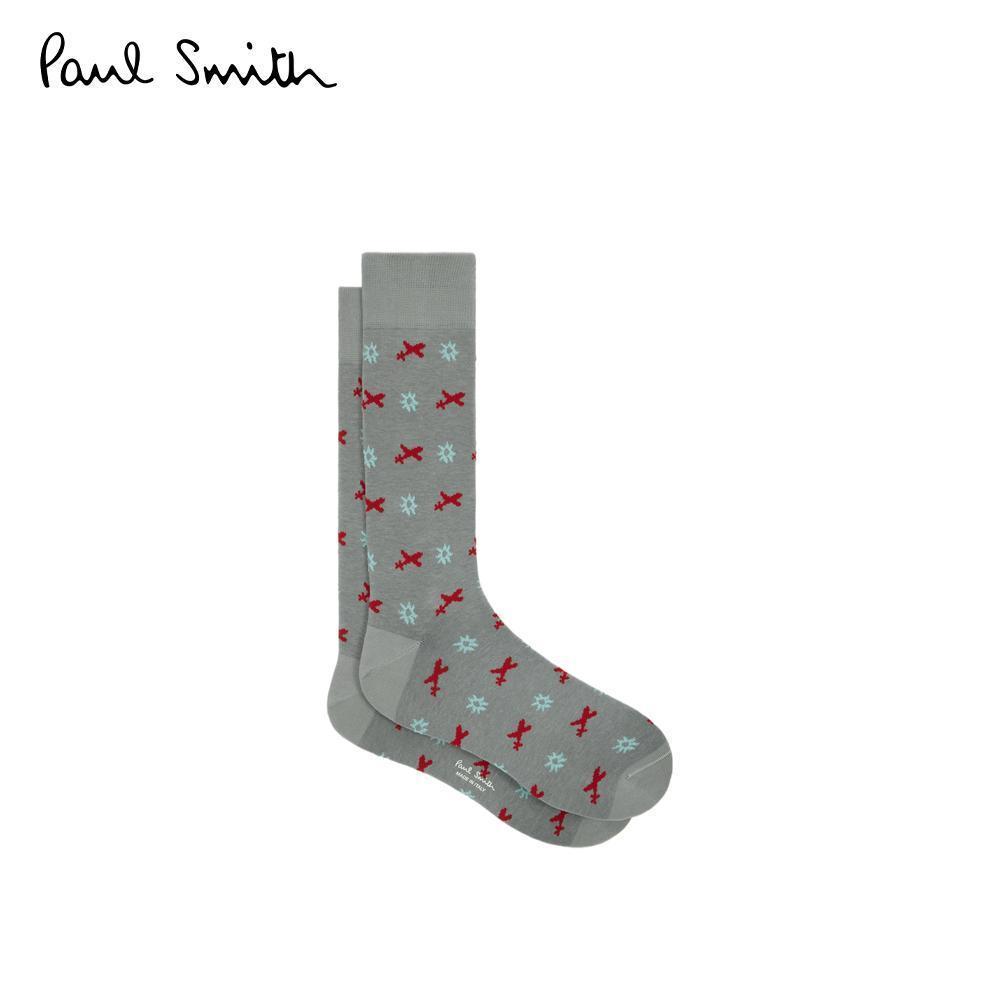 Paul Smith ถุงเท้าผู้ชาย รุ่น M1A-800MO-U855-76 สี Grey