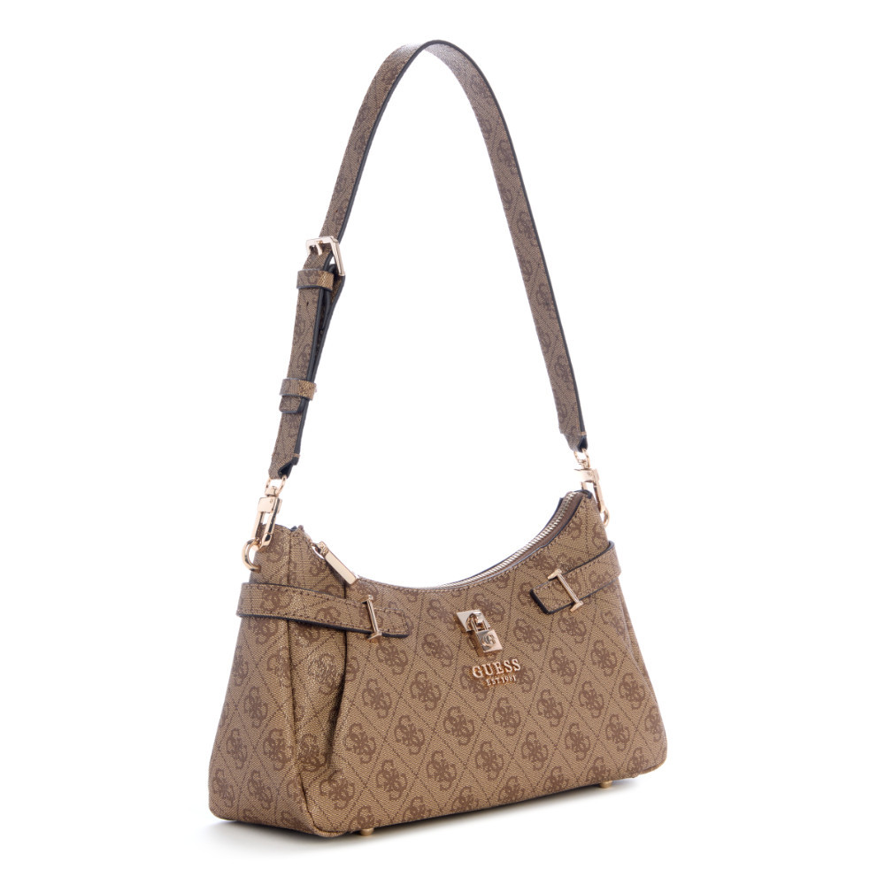GUESS حقيبة كتف YESBA — بني