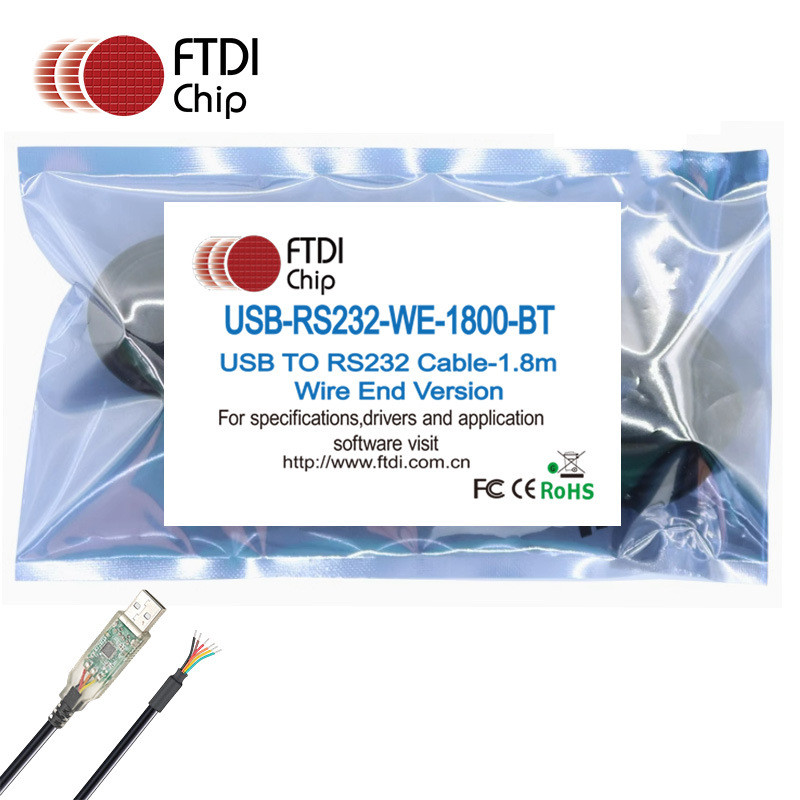 FTDI CHIP USB-RS232-WE-1800-BT _ 0.0 สายเคเบิลข้อมูล USB to RS232 สายแปลง