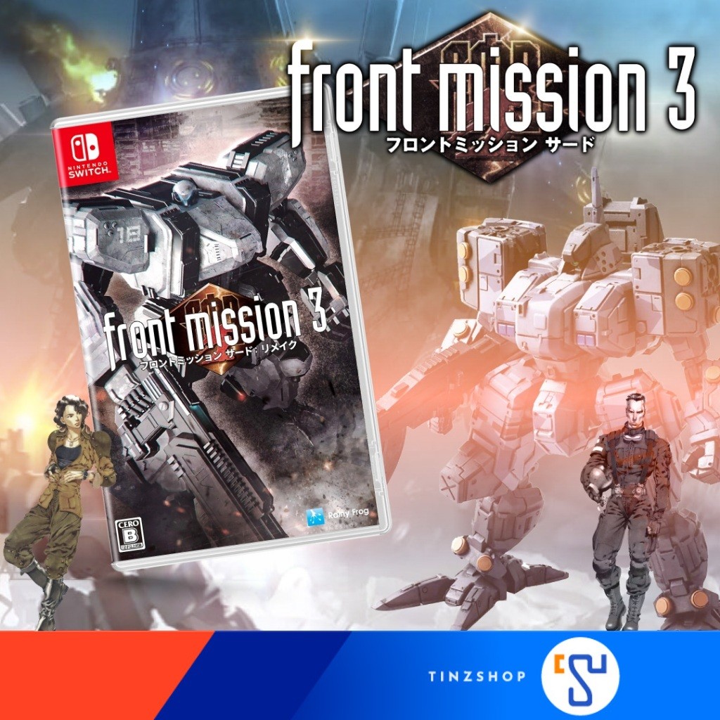 [เกมใหม่ พร้อมส่ง] Tinzshop Nintendo Switch Game Front Mission 3 Remake / Japanese Cover เกมนินเทนโด