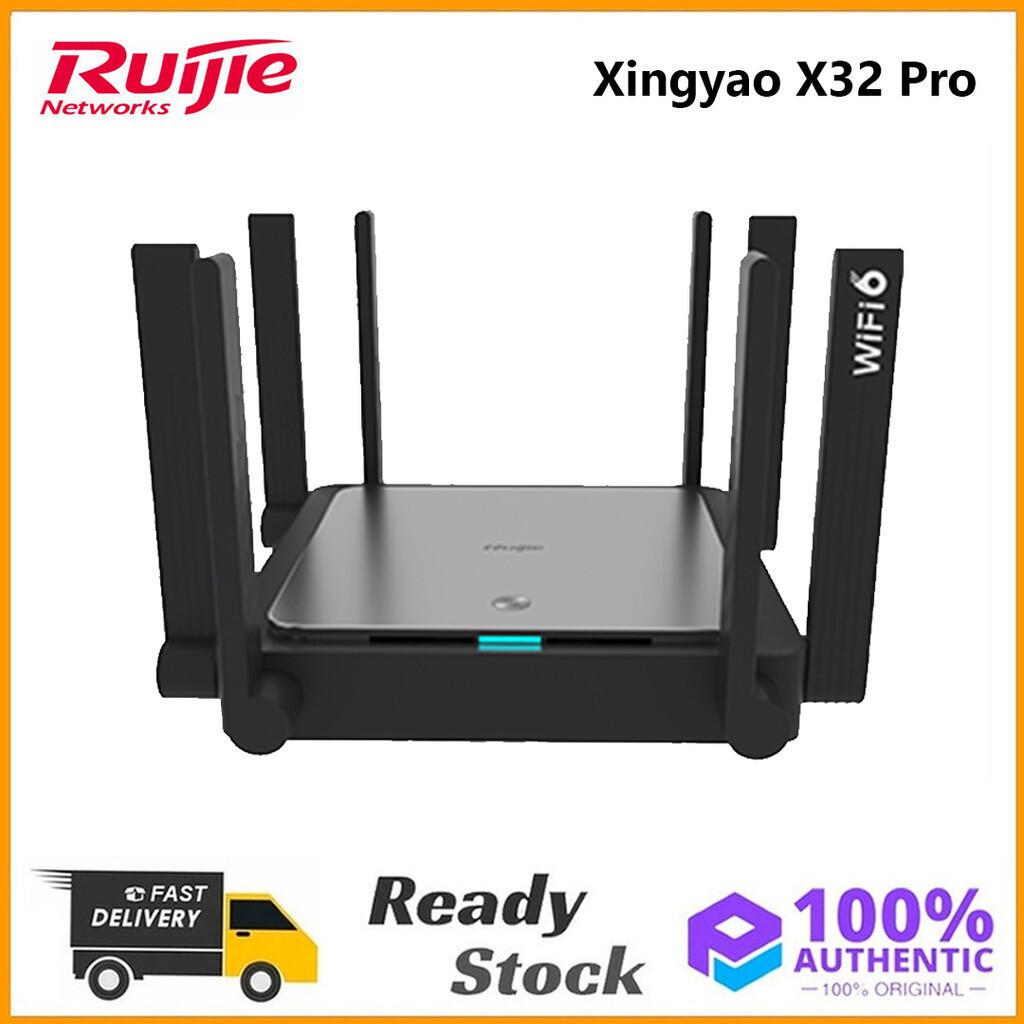 Original Ruijie X32 PRO WiFi 6 Highspeed Dual Band 5G Gigabit Mesh RouterHT99 NTVC