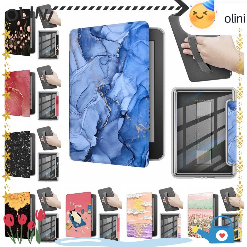 OLINI Smart Cover, Hand Support Auto Wake/Sleep e-Reader, อะคริลิคสมาร์ททนต่อการสึกหรอ Folio Funda ส