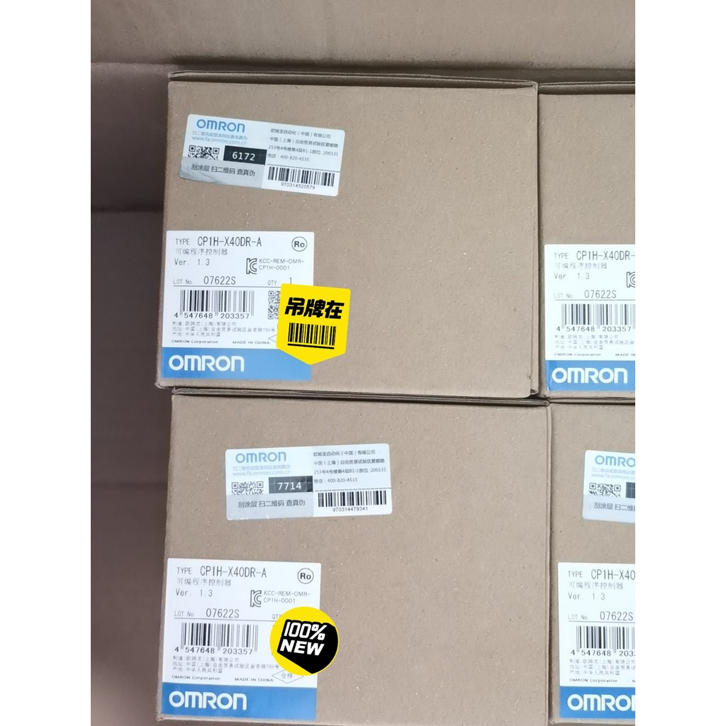 Omron omron omron CP1H-X40DR-A, PLC ใหม่เอี่ยม