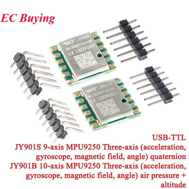 JY901S JY901B MPU9250 9 เก้าแกน Accelerometer Gyroscope MPU-9250 Magnetic Field Attitude เซ็นเซอร์มุ