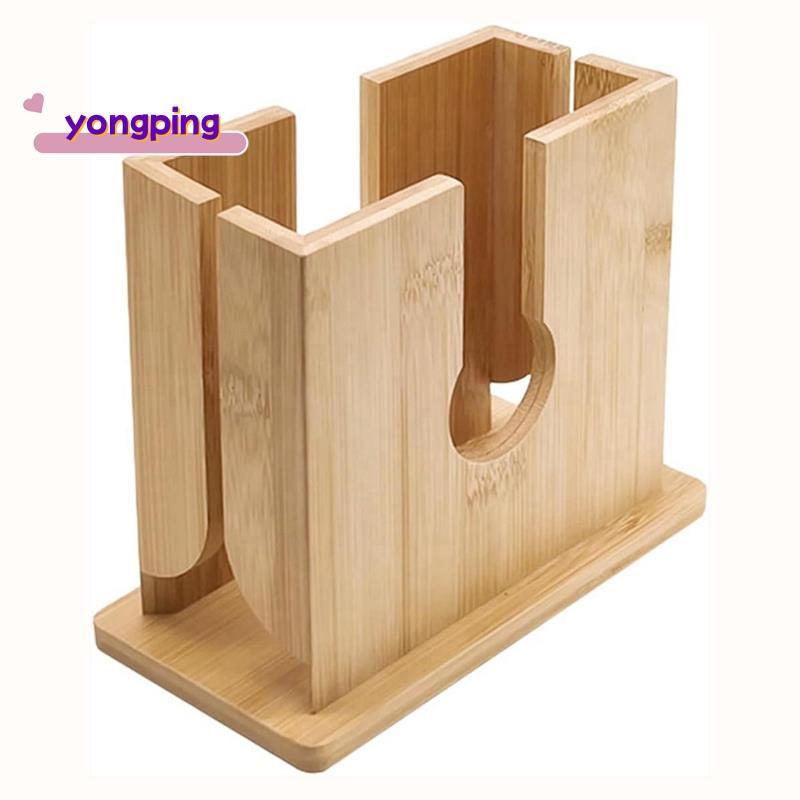 ไม้ Bagel เครื่องตัดผู้ถือไม้ Bagel เครื่องตัดขนมปังกันลื่นเครื่องตัดสําหรับ Bagels ขนาดใหญ่ภาษาอังก