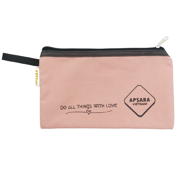 APSARA 1 COMPARTMENT B6 CANVAS DRAG BAG (13X21CM)