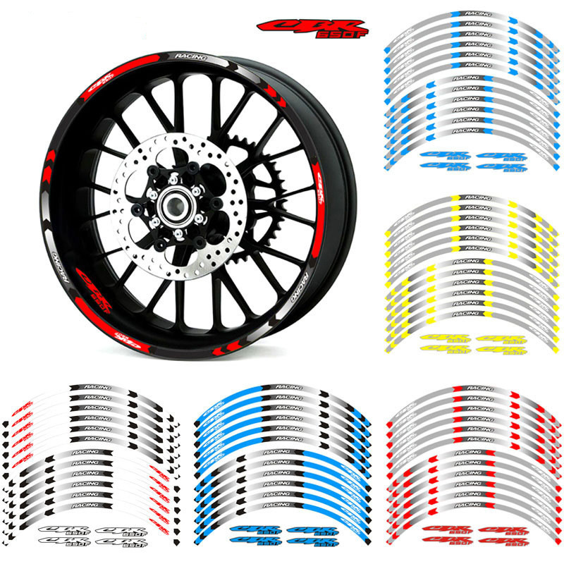 โปรโมชั่น สติ๊กเกอร์ติดมอเตอร์ไซค์ สติ๊กเกอร์ขอบสี สติ๊กเกอร์ล้อสะท้อนแสง สติ๊กเกอร์ เหมาะสําหรับ CB