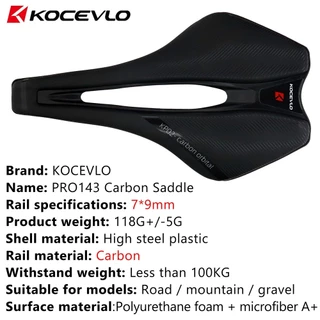KOCEVLO อานจักรยานคาร์บอน แบบ 3D พิมพ์ สำหรับ MTB