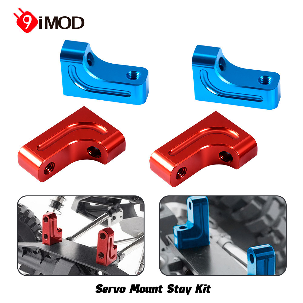 9IMOD RC Servo Mount Stay 2PCS อลูมิเนียม Servo Mount Bracket Fit สําหรับ Tamiya TT-02 TT-02RR TT-02