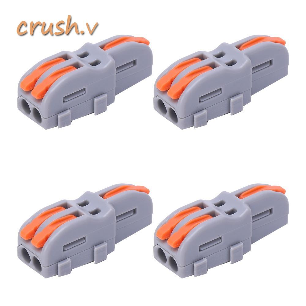 [CRUSH] 20PCS Quick Wire Connector, 28-12AWG 1 ใน 2 ออก Quick Terminal Block, Quick Connect TShape D