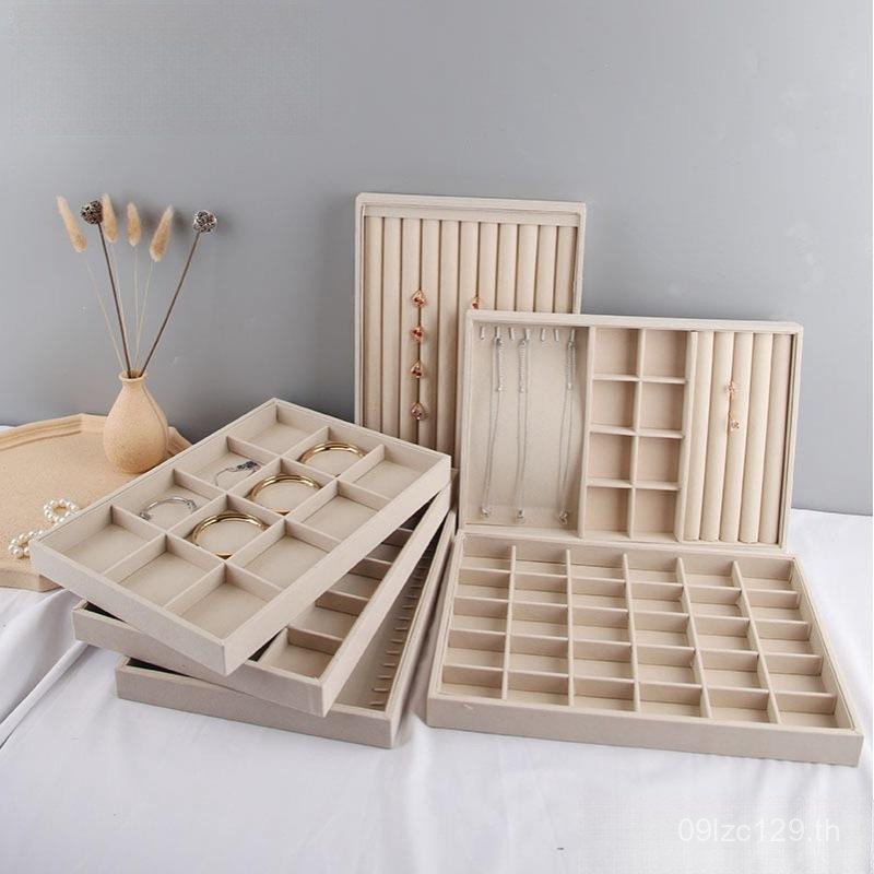 สร้อยคอตู้แสดงจัดส่งฟรีหลายรูปแบบกล่องเครื่องประดับสักหลาดกล่องเก็บสร้อยข้อมือเครื่องประดับถาดตาราง 