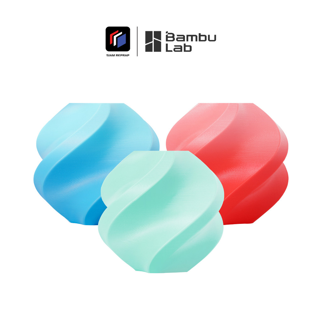 เส้นยาง Bambu Lab TPU 85A / 90A ของแท้ 100% นิ่มกว่า 95A ปริ้นง่าย มีให้เลือกหลายสี