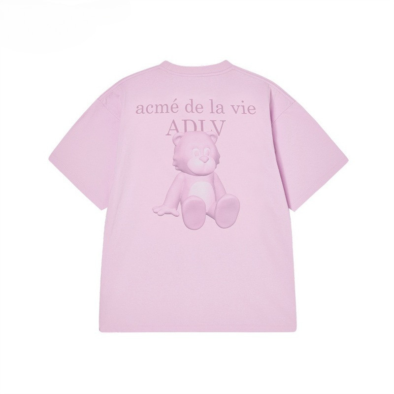 เสื้อยืดผ้าฝ้ายสำหรับคนทุกเพศ ลายการ์ตูน สไตล์ครอบครัว ทรงหลวม เหมาะสำหรับหน้าร้อน