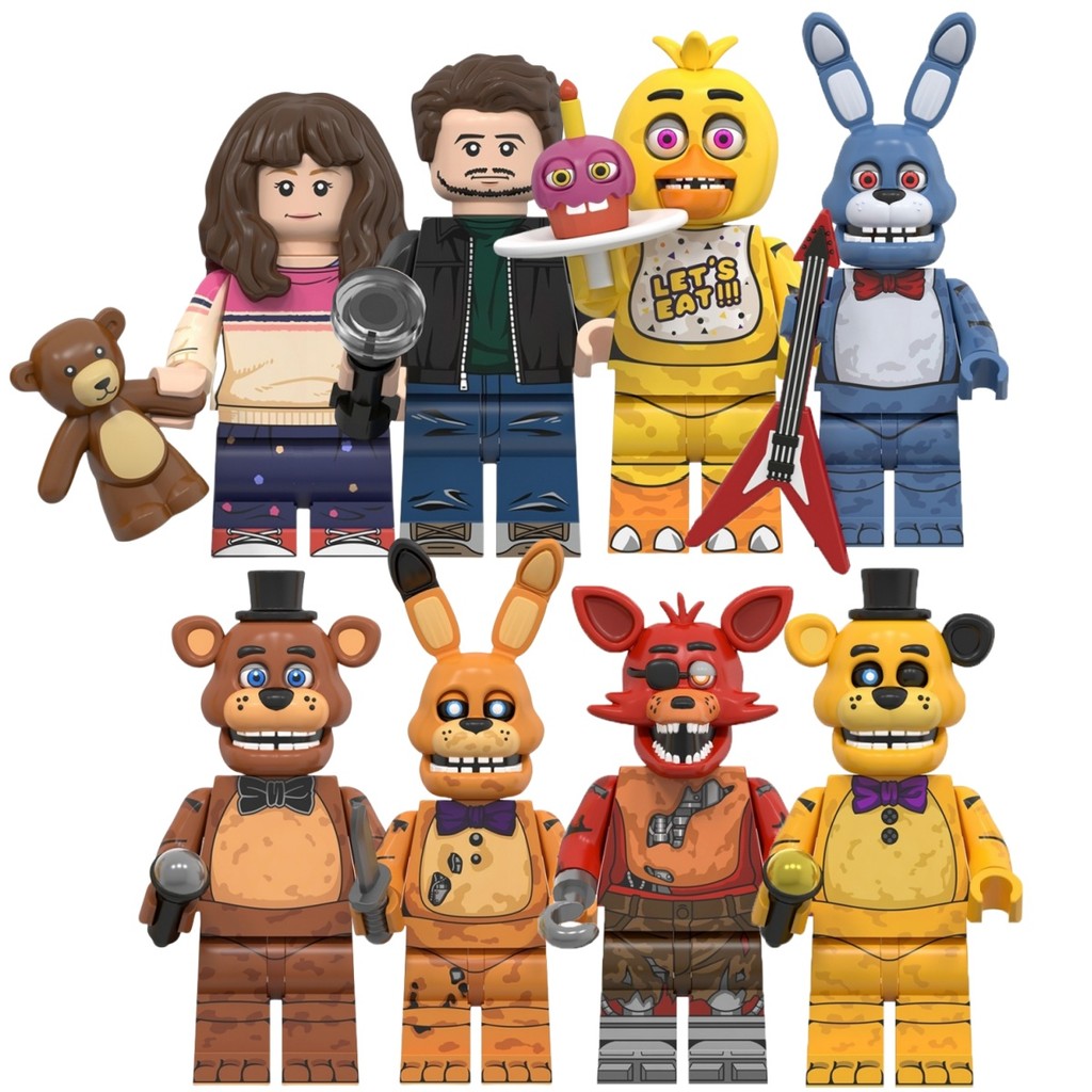 Five Nights at Freddy's Action Figure Abby Freddy Bonnie Golden Freddy ของเล่นคอลเลกชันบล็อกอาคารสํา