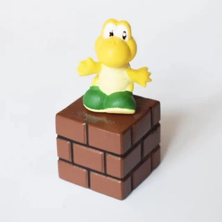 Super Mario Action Figures 5 ชิ้น/เซ็ต Luigi Yoshi ตุ๊กตาอะนิเมะคอลเลกชันเครื่องประดับตกแต่งเค้กของเล่นเด็กของขวัญ