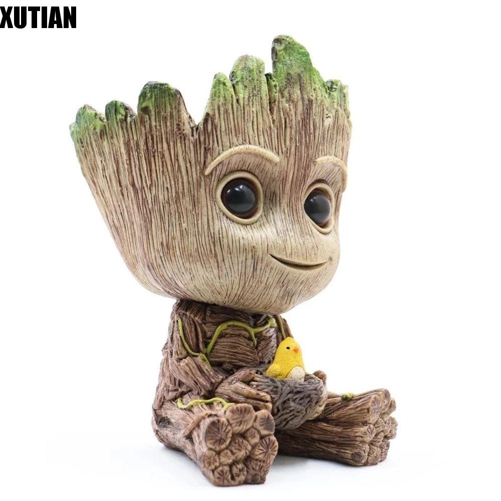 XUTIAN Groot Action Figure Marvel Figure ของเล่นสําหรับ Avengers ของเล่นเด็ก Mini Groot อะนิเมะ Acti