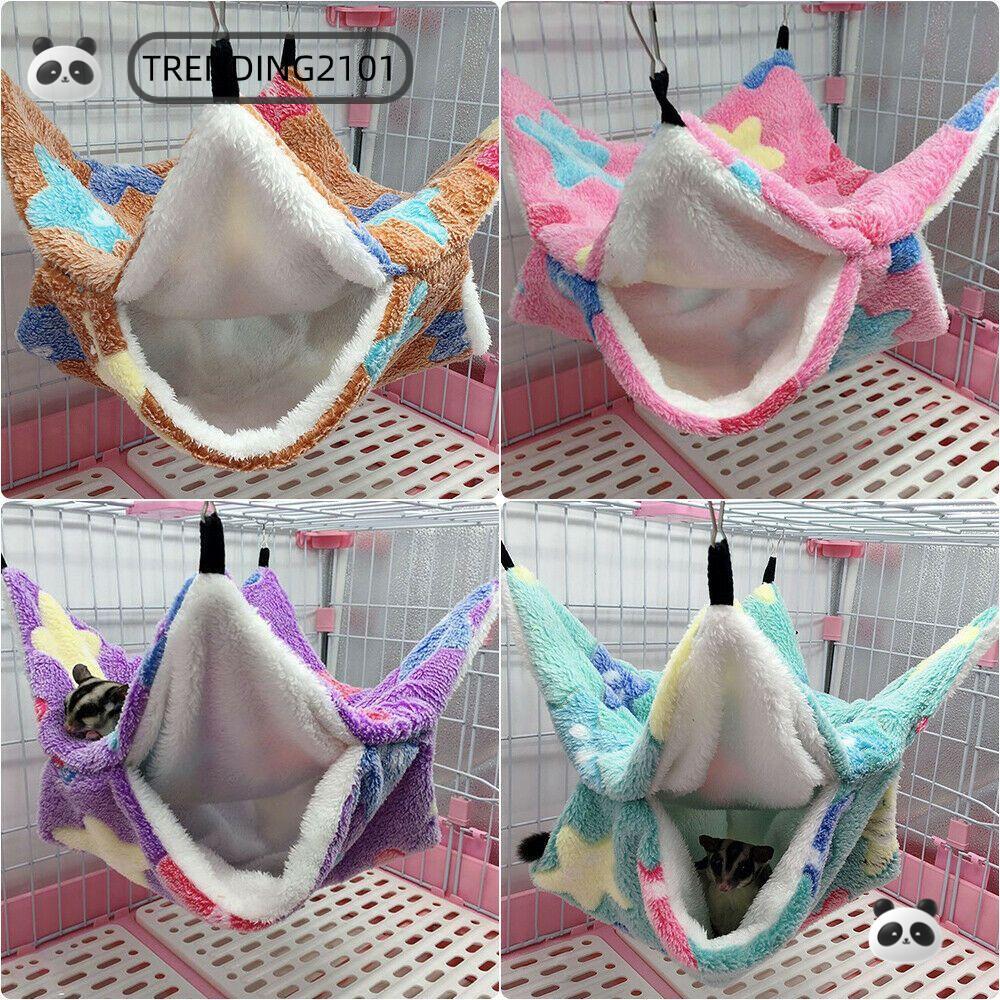 กําลังมาแรง เปลญวนสัตว์เลี้ยง Ferret Rat แขวนเตียงกระรอกตุ๊กตา