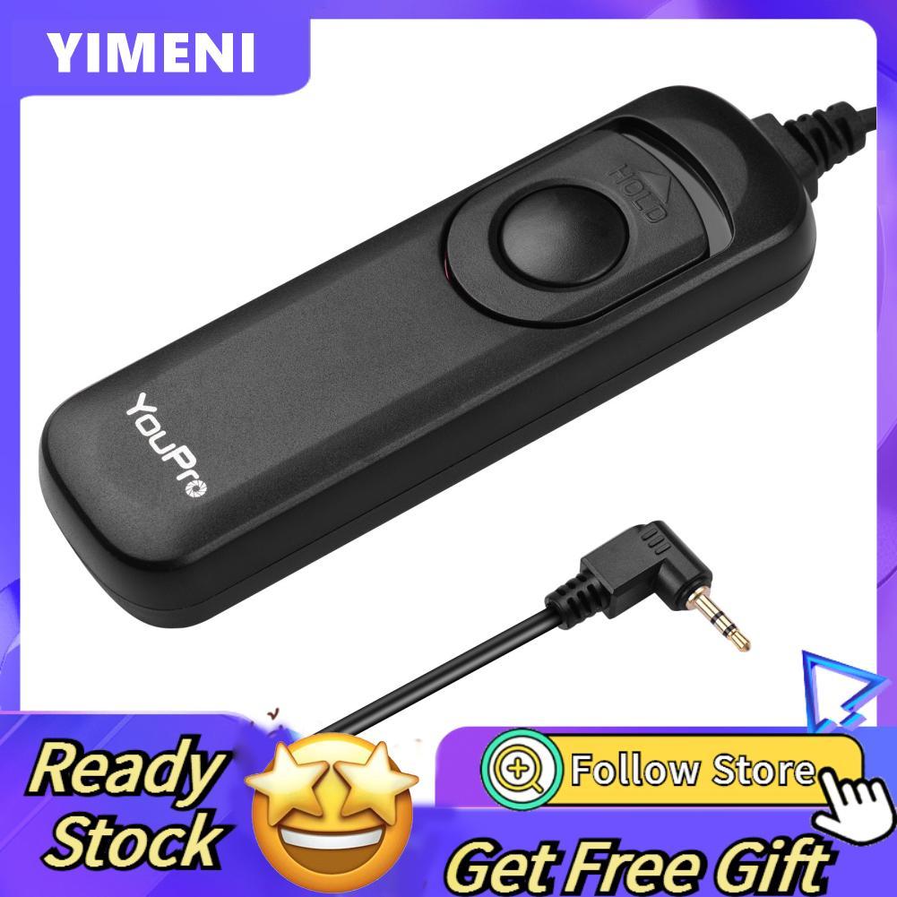 YouPro E3 ประเภทชัตเตอร์เคเบิ้ลตั้งเวลาการควบคุมระยะไกล 1.2 เมตร/3.9ft ทดแทนสำหรับ Canon G10/ G11/ G