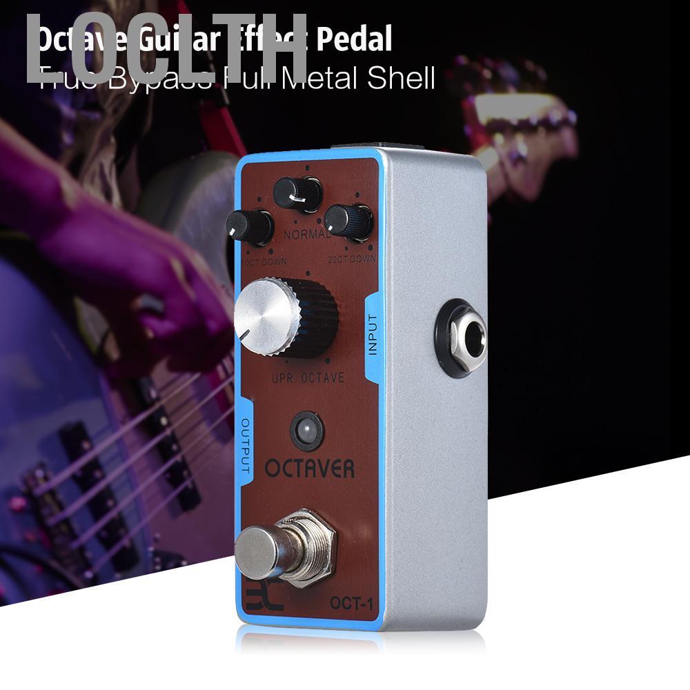 Loclth Loclth ERYUE เอฟเฟคเหยียบ EX OCT-1 Octave มินิกีตาร์ True Bypass Full Metal Shell
