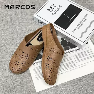 MARCOS รองเท้าแตะสำหรับผู้หญิง ระบายอากาศ ทนต่อการสึกหรอ สวมใส่สบาย เหมาะสำหรับผู้หญิง มีให้เลือกใน #07