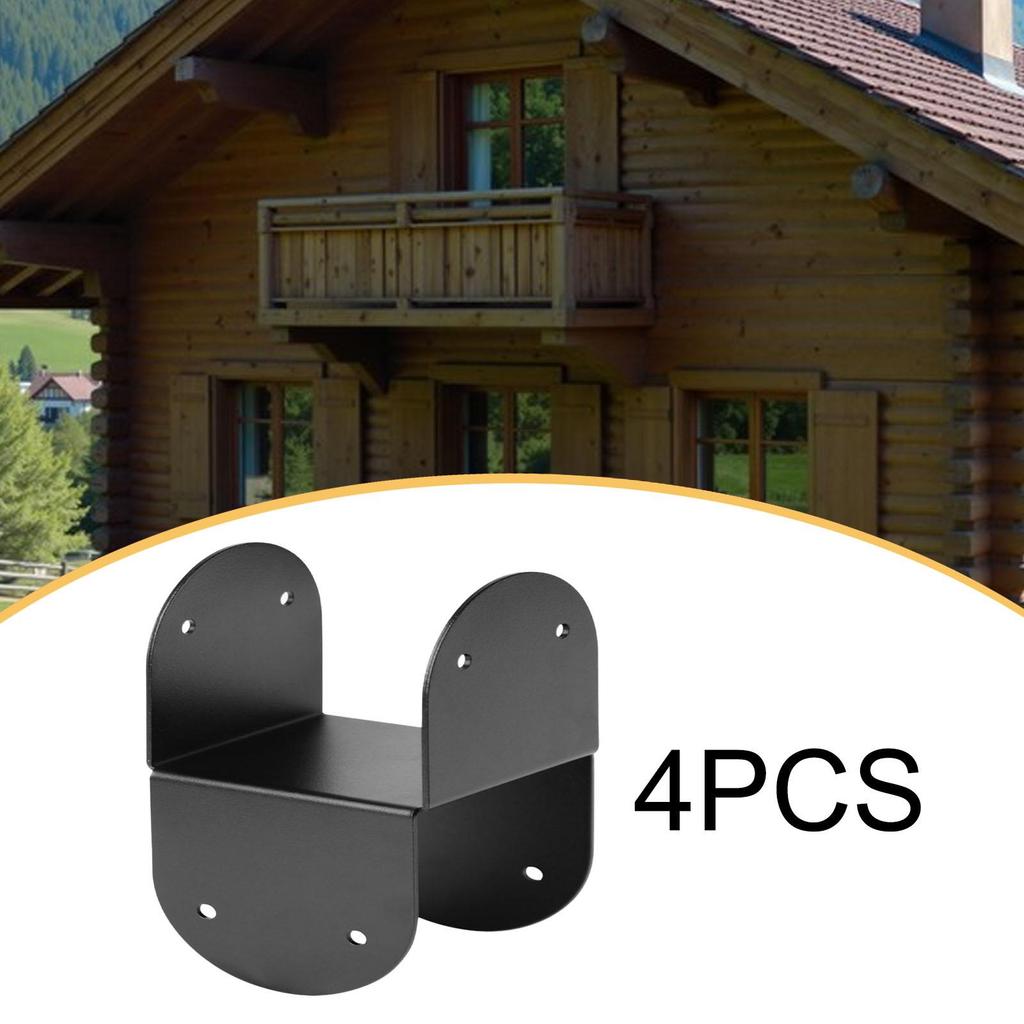 [Lszcx6l] 4 ชิ้น Post Caps Tie Brackets โพสต์ไปที่ Beam Connector Top Tie Brackets เชื่อมต่อ Beam to