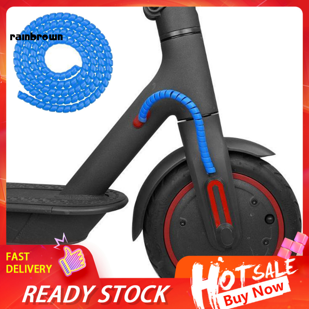 ตัวป้องกันสายเคเบิลเกลียวสำหรับ M365, M365 PRO, M365 PRO2 และ 1S เหมาะสำหรับจักรยานและรถจักรยานยนต์ไ