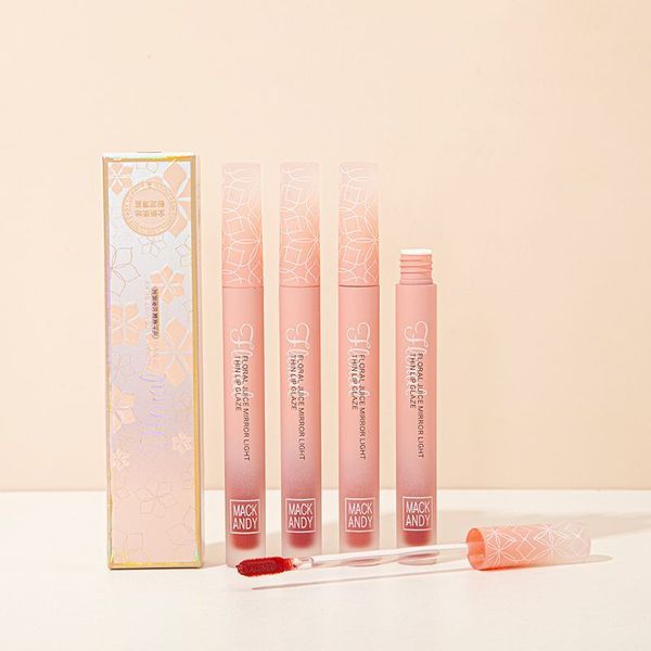 ลิป 4u2 ลิปกันน้ํา ลิปกลอส ลิปสติก Marco Andy น้ําดอกไม้ขายดี Soft Matte Velvet Lip Mud Matte กันน้ํ