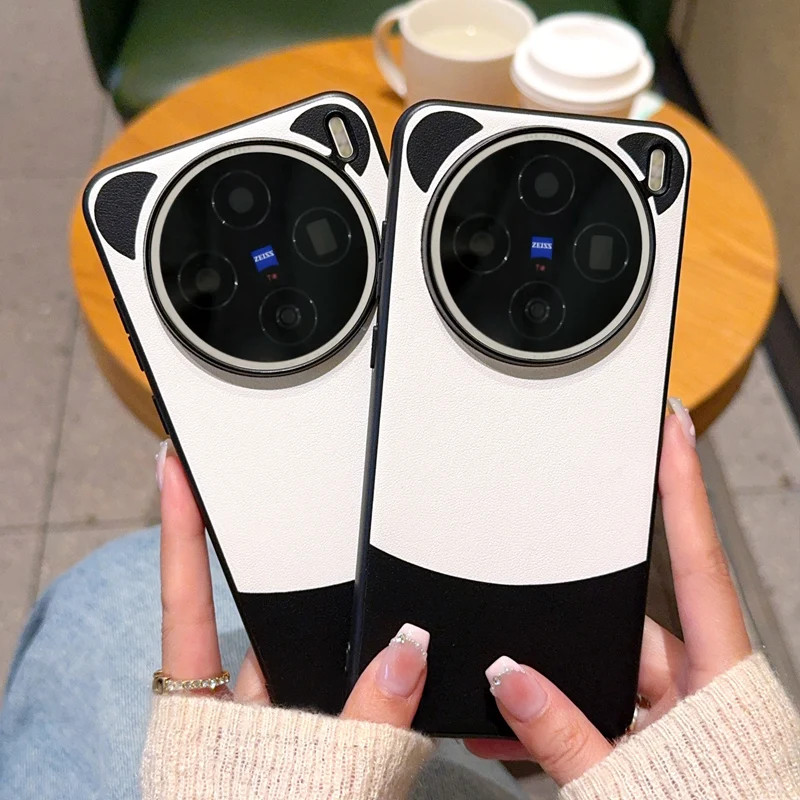 สําหรับ VIVO X300 X200 X100 Ultra X200 Pro Mini Panda สีแฟชั่นน่ารักผ้ารูปแบบสําหรับ VIVO X200S X100