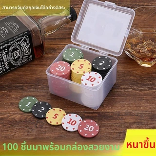ชิปเหรียญ เหรียญชิปพลาสติก เหรียญบอร์ดเกม เหรียญกระดาน