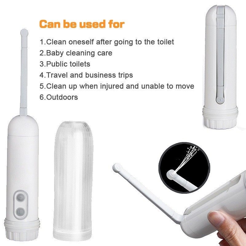 Portable Adjustable Nozzle Bidet Handheld Electric Personal Bidet Sprayer Maternity and Infant Body 