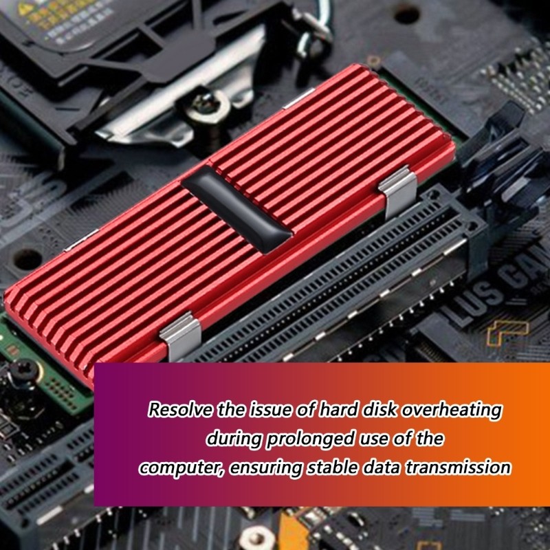 Moon M 2 2280 SSD ฮีทซิงค์ M 2 NVME หม้อน้ําอลูมิเนียม PC หม้อน้ํา 2280 NVME
