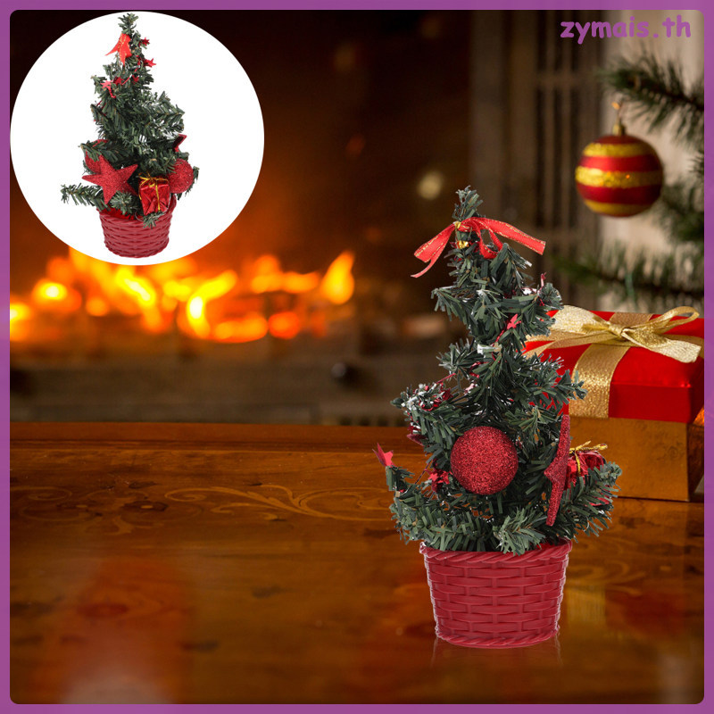 ตกแต่งต้นคริสต์มาส เครื่องประดับ Minature เครื่องประดับเดสก์ท็อป zymais