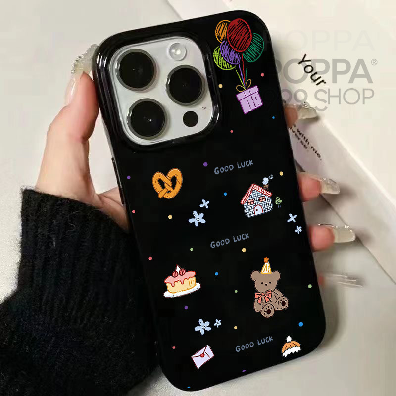 POPPA เคสมือถือ เคสไอโฟน กันกระแทก สําหรับ iPhone 17 16 15 14 13 12 11 PROMAX 16 15 14 7 8 PLUS X/XS XR XSMAX