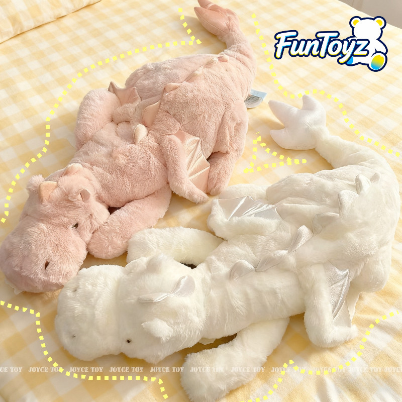 COD ของเล่นตุ๊กตามังกรบินขนาดเล็ก ตุ๊กตายาว ตุ๊กตามังกร 70/110cm ขนาดใหญ่ พร้อมขา หมอนอิง ของเล่นตุ๊กตา