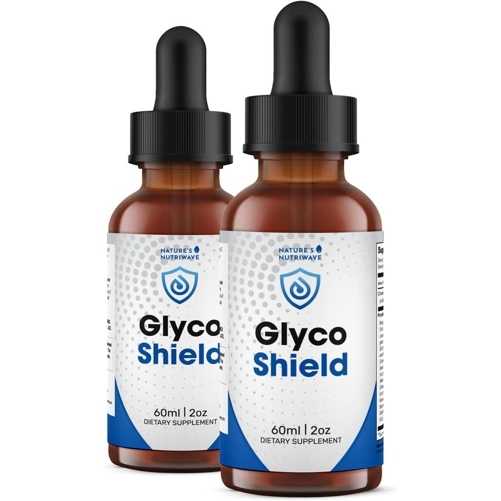 GlycoShield - Liquid Drops with Astragalus, Gymnema Sylvestre, and Chromium | 100% Plant-Based, Non-