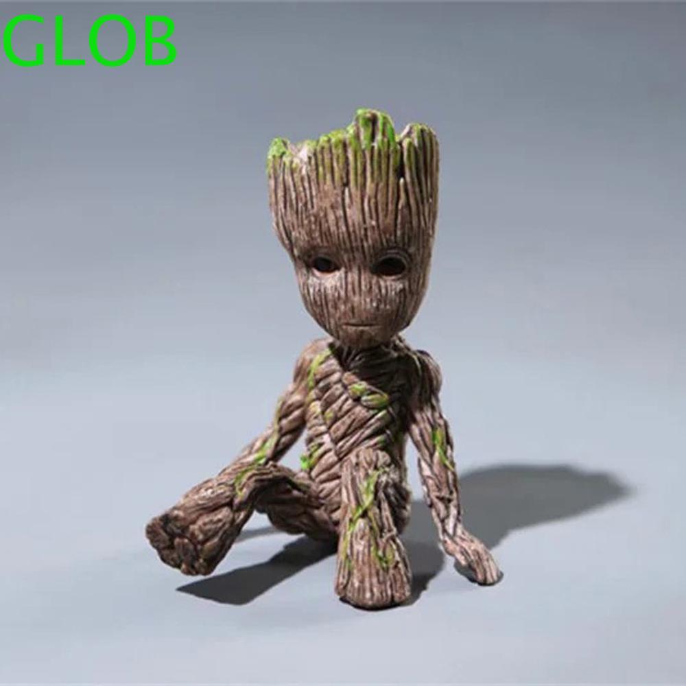 GLOB Groot รูปของเล่นรูปตุ๊กตา 6 ซม.นั่ง Mini Groot