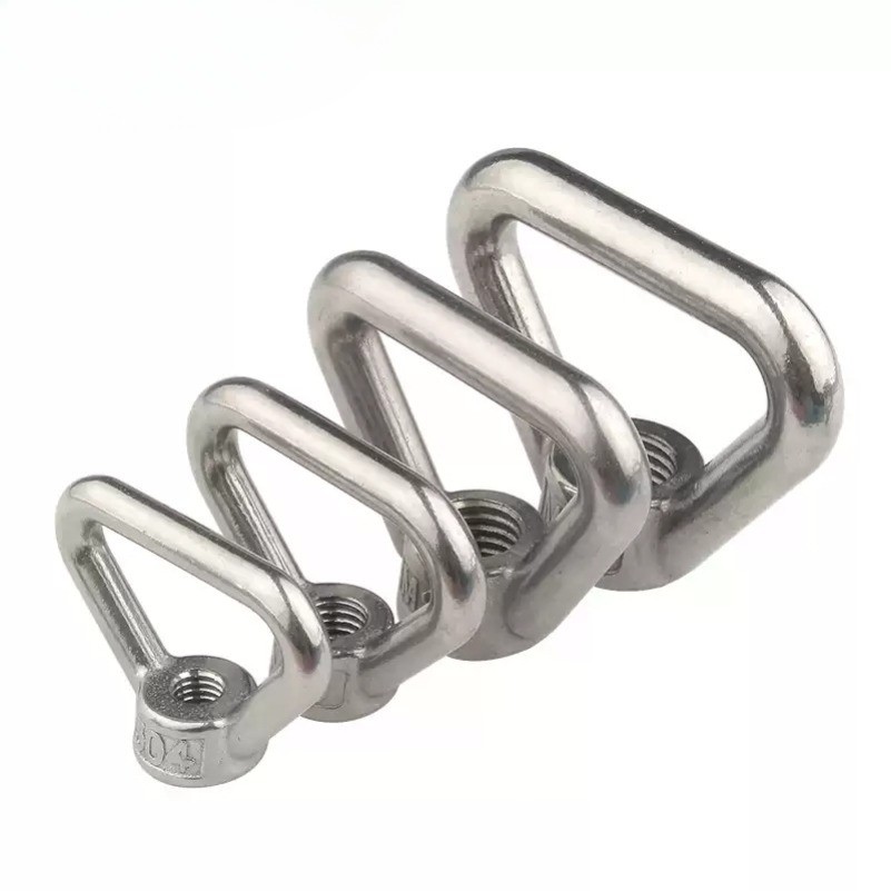 304 น็อตแหวนสแตนเลส น็อตแหวนสามเหลี่ยม น็อตสี่เหลี่ยมคางหมู M8-M24 FWM