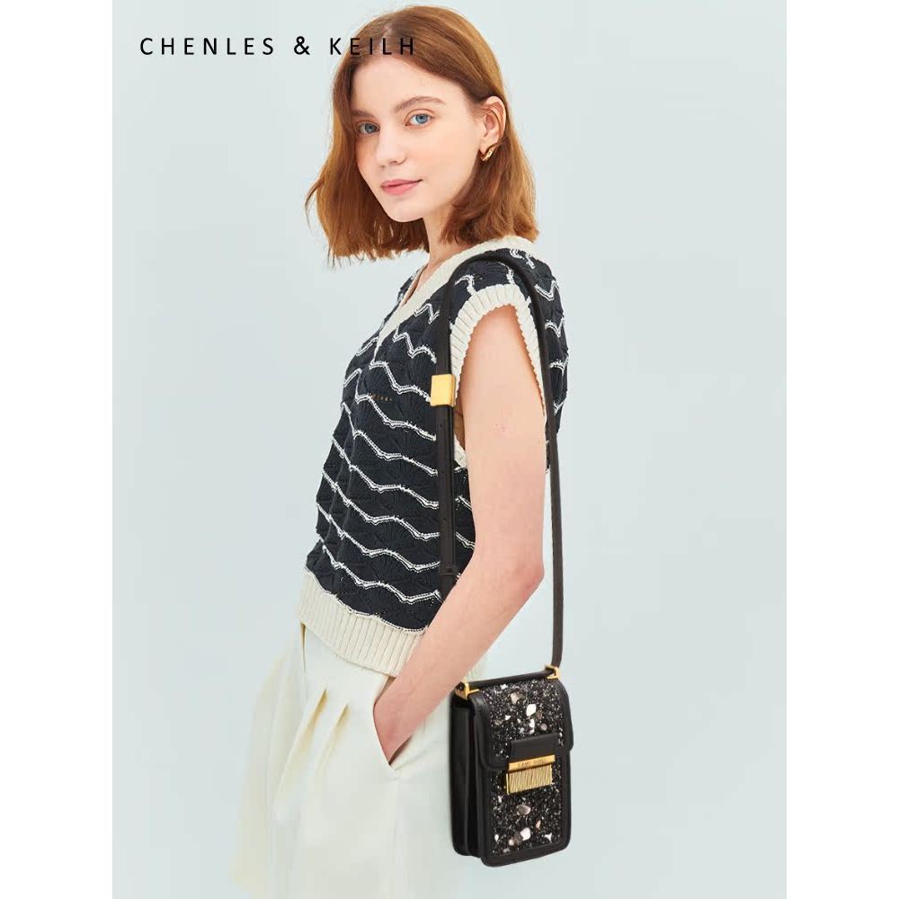 CHENLES & KEILH Niche Design High-Endกระเป๋าโทรศัพท์มือถือMiniกระเป๋าใบเล็ก 2023 สไตล์ใหม่Cross-Body