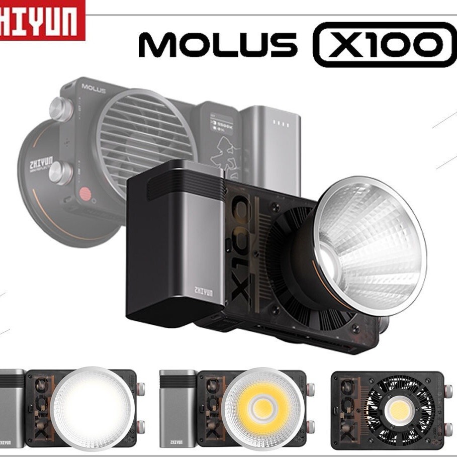 SALE NEW ZHIYUN MOLUS X100 100W COB LED Light Video Light Photography Lighting