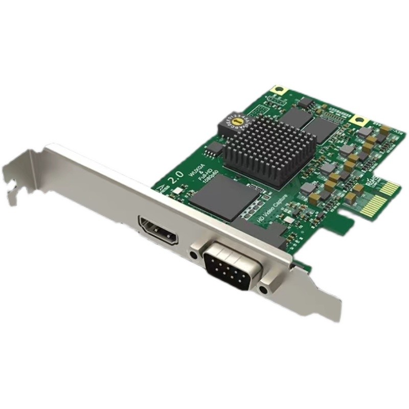 การ์ดจับภาพ HDMI HD 1080P การ์ดวิดีโอเข้ากันได้กับ SVIDEO รองรับ XP WIN7 WIN10 สายฟรี