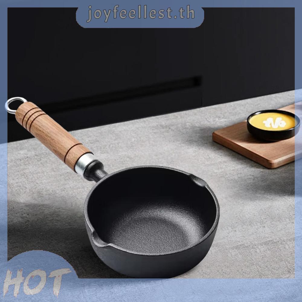 11/13ซม.เหล็กหล่อกระทะซอสขนาดเล็กนอนสติ๊กหม้อซุปขนาดเล็กกระทะน้ํามันร้อนสําหรับทําอาหาร [ความสุข.ไทย]