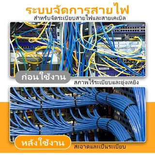 เคเบิ้ลไทร์ Cable Tie 100เส้น 4/6/8/12นิ้ว สีขาวดำ สายรัดไนล่อน หนวดกุ้ง สายรัดสายไฟ ล็อคแน่นไม่หลุด