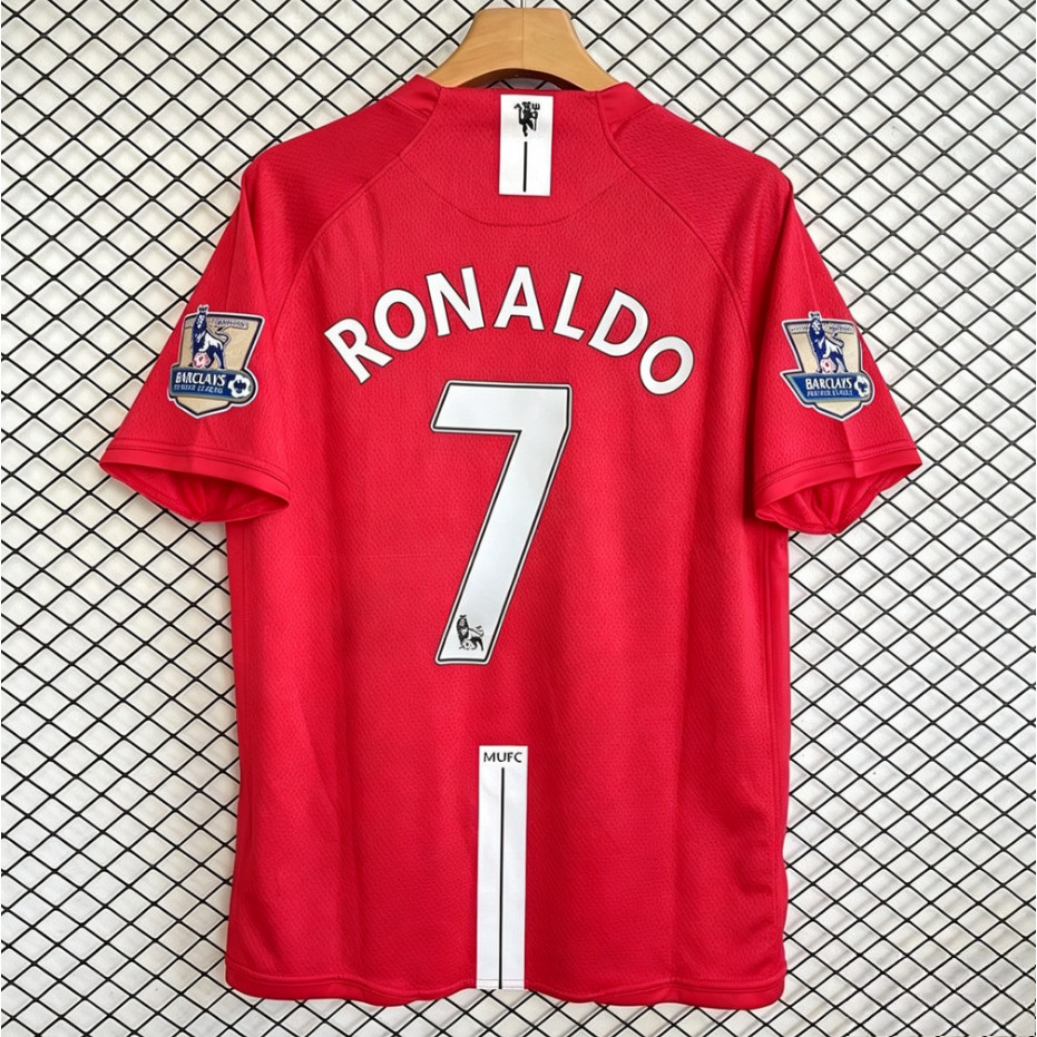 2007/08 Man-che-st-er Un-it-ed Home EPL Premier League Retro High quality shirts S-XXL