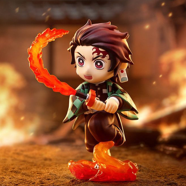 Demon Slayer : Kimetsu No Yaiba Battle Series Figures Blind Box Kid Gift Tanjiro Kamado