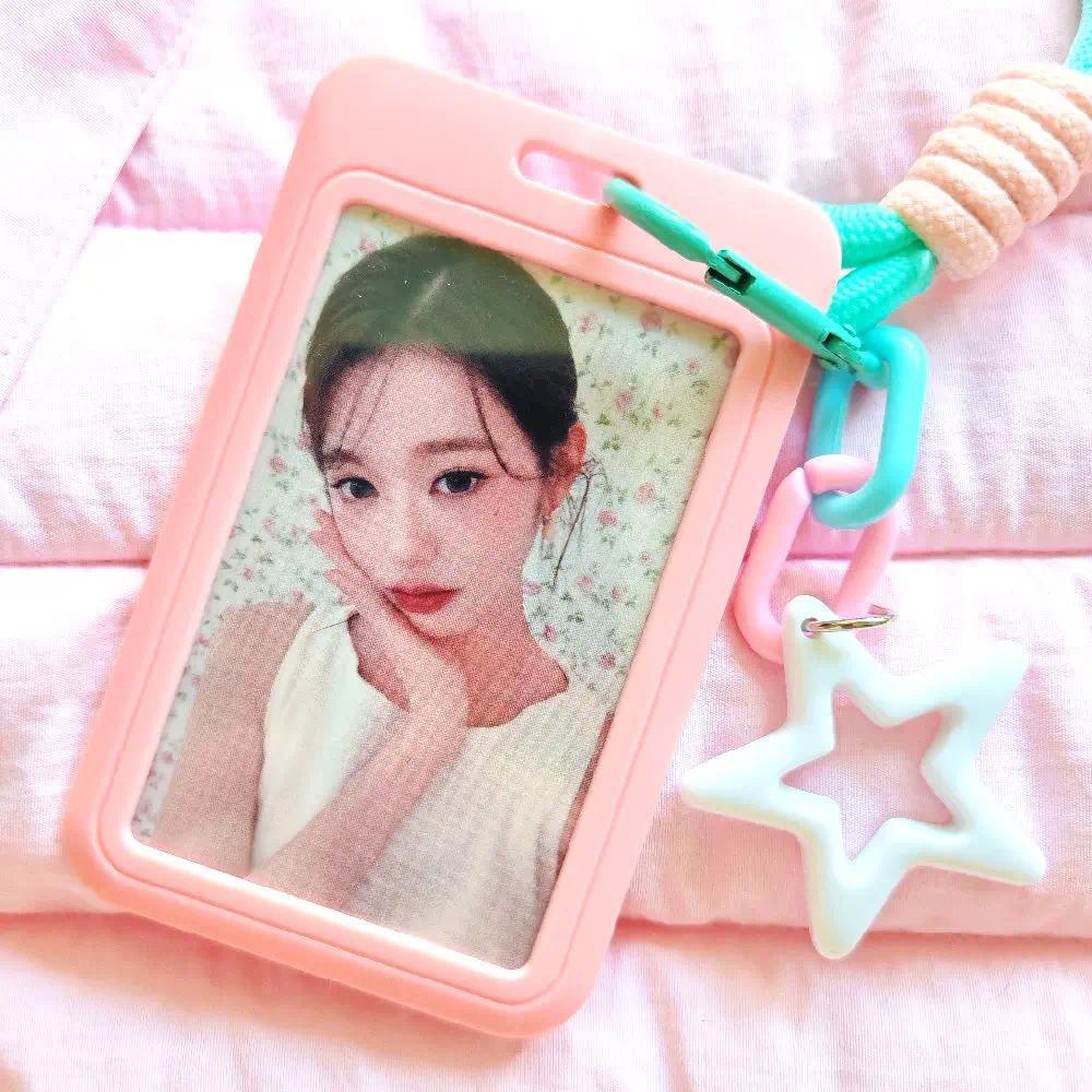เคสการ์ด เฟรมการ์ดแบบแข็ง ที่ใส่บัตรพนักงาน พร้อมสายคล้องมือถือ (ไม่รวมรูปข้างใน)